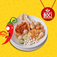 7 Bungkus Boci Ayam Suwir Bakso Aci Paket Hemat Semangkok Boci