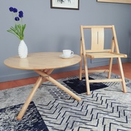 โต๊ะกลาง/Living/Table-Evergreen-Furniture-Tripod Coffee Table T-7740-x ทำจากไม้ยางพารา
