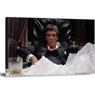 IFUNEW Pacino Scarface Poster Decorative Painting Canvas Wall Art Living Room Posters Bedroom Painti