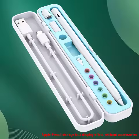 Storage Box For Apple Pencil Pen Holder Case for Apple Pencil 1/2 Gen Protective Cover with Multiple