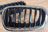 原廠稀有 BMW E70 X5 E71 X6 LCI 粗框折角鍍鉻水箱罩 粗框水箱罩 銀黑配色水箱護罩