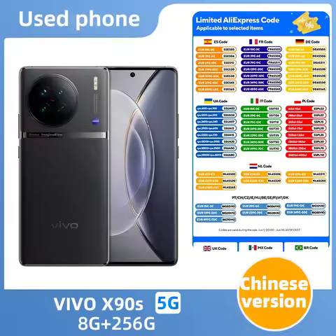 VIVO X90s 5G SmartPhone 6.78'' 120HZ AMOLED 50MP Camera 4810 mAh 120W NFC original used phone