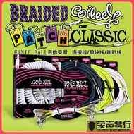 Ernie Ball Electric Guitar Bass Connection Cable Musical Instrument Speaker Cable Microphone Cable E