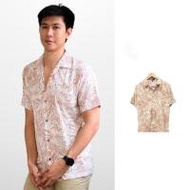 THE ROOM'S - เดอะรูม เสื้อฮาวาย ลาย Hilo สีส้ม (353677-707848010)