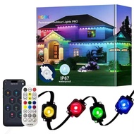 RGB Permanent Outdoor Lights Eaves Lights Smart DIY Colors Waterproof Eaves Lighting for Christmas H