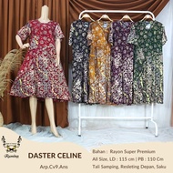 Arp.cv9.Ans DASTER CELINE ORIGINAL DASTER PREMIUM BATIK CAP SANTUNG MATERIAL BY RUMINA BATIK PEKALON