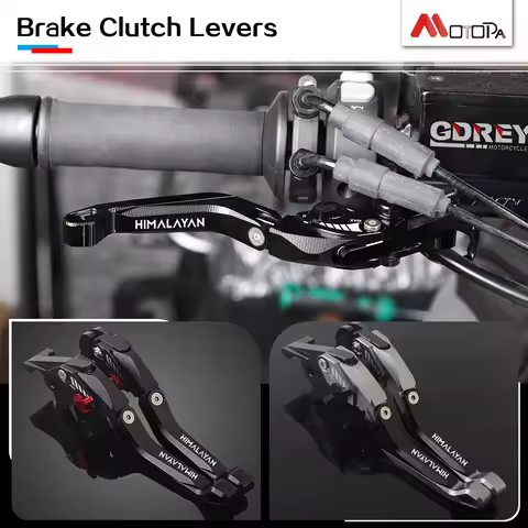 Clutch Brake Lever For Royal Enfield Himalayan 450 2023-2024 Adjustable 5D Clutch Brake Levers