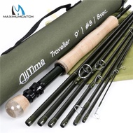 Maximumcatch Sepanjang Masa 8pc Travel Fly Fishing Rod 5wt/6wt/8wt 9 kaki Tulen 30 t Carbon Fiber Fa
