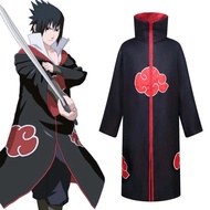 Cosplay Costume Narut Akatsuki Cloak Anime Red Cloud Robe Halloween Cloak Sasuke Uchiha Namikaze Min