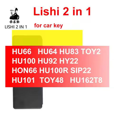 Lishi 2 in 1 HU66 HU83 HU100R HON66 HU100 HU92 HY22 TOY2 TOY48 HU101 HU162T8 SIP22 HU64 for car key 