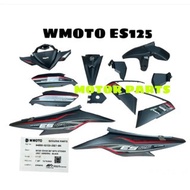 100% ORIGINAL WMOTO ES125 COVERSET + STRIPE 0 64000-ES125-2021 COVER SET BODY BODYSET SHOOT SUIT SHO