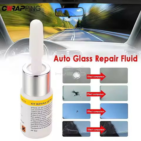 1/2/4PCS Auto Windshield Windscreen Glass Repair Tools Kit DIY Car Windshield Cracked Repair Glue Ca