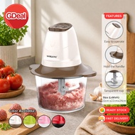 GDeal 2L Food Processor Blender Large Capacity Electric Multi Functional Meat Grinder Mixer Pengisar