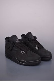 Nike Air Jordan 4 全黑 頂級質感男鞋 Premium做工 香港代發