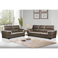 Set Of 3 Leather Sofa Living Room Sofa Set