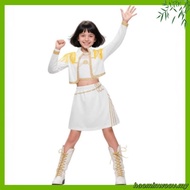 Kpop Demon Hunters Rumi Golden Black Dance Outfit Cosplay Costume for Kids Girls mueadaumy