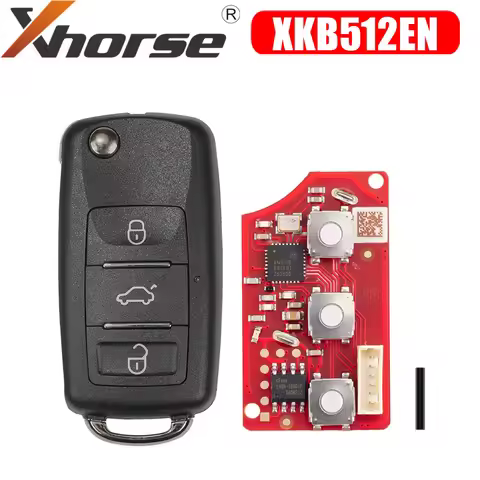 Xhorse XKB512EN Universal Remote Key B5 Type 3 Buttons English Version