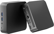 Mini PC N3150 (4C/4T, 2.08GHz Max) 8GB RAM 128GB SSD, 2X Type-c Mini Computer with 3x4K Display/WiFi
