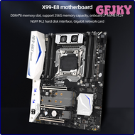 GFJKY X99-E8I Motherboard ATX LGA2011-3 V3/V4 Computer Motherboard PCI-E 16X 4X Graphic Card Slot Gigabit Network Card 8 Sound Channel LFYUO