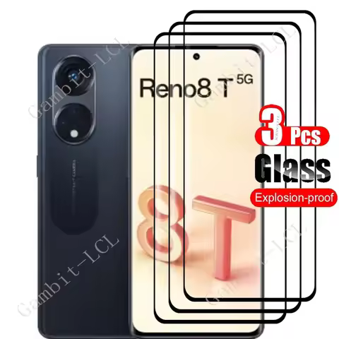 1-3PCS 3D Curved Full Tempered Glass For OPPO A1 Pro Protective ON A1Pro Reno8 T 5G Reno8T Reno 8T S