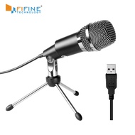 FIFINE USB Condenser Microphone for Computer Macbook High Sensitivity for Instrument Game Video Recording