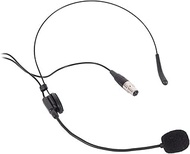 PROEL EIKON HCM25AK 3-Pin Female Mini Condenser Microphone with XLR Connector, Black