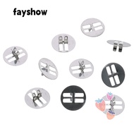 FAY 100Pcs Metal Wood Wick Clips, 2.3 cm/0.91 inch in diameter Round Candle Manufacturing Bases, Pra
