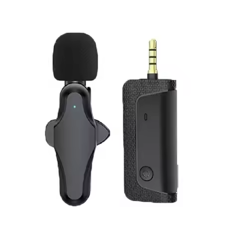 K35 Pro Wireless Microphone Lavalier Noise Reduction 3.5Mm AUX For Megaphones Amplifier Camera Compu