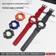 DW-9052/9050/9051/004C/9000 Watch Case Band Kit | Black Resin Replacement Parts for Series | Durable