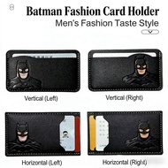 [COD + Ready Stock] Batman Slim Leather Wallet, Minimalist Credit Card Holder & ID Card Case for Men