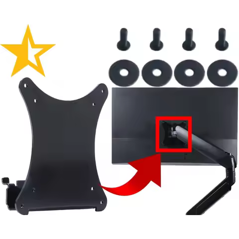 VESA Mount Adapter for Lenovo L-Series L27q-10 L27q-20 X-Series X27q-10 Monitor Bracket Mounts to St