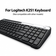 Suitable for Logitech K251 Keyboard Stand, 6 Ergonomic Heightening Rack, Anti-slip Inclined Feet, Co