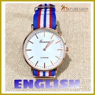 ◱ ❀ ❁ Wrist watch Geneva Fabric Nylon strap