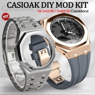 Gen4 Metal Bezel Mod Kit For casioak GA2100 GA-2110 Case Band For GAB 2100 2110 Stainless Steel Case