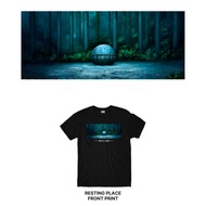 RESTING PLACE Demon Slayer Series T-Shirt (Singapore 3-4 Days Delivery) Front Print Black Crafter Te