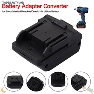 TOPBEAUTY1MB Lithium Battery Converter, Plastic Converter Base 2 in 1 Battery Adapter,  18V Electric