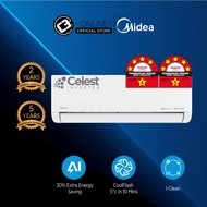 MIDEA Penyaman Udara Inverter R32 MSCE 1.0HP ~ 2.5HP