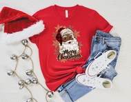 [Cod] Black Santa Claus Merry Christmas Shirt Black Santa Claus T-Shirt African American Santa Shirt