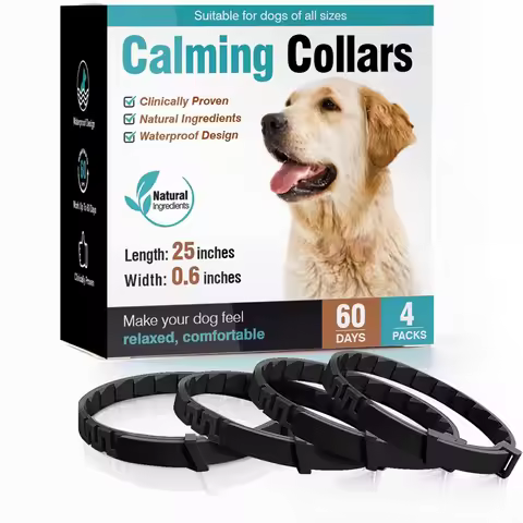3/4 Pc Dogs Calming Pheromone Collars Cats Relieve Anxiety Adjustable Comfortable Collar For Puppy K