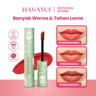 [BPOM] HANASUI Matcha Latte Series Mattedorable Lip Cream Matte Liquid Lipstick with Matcha Scent Li