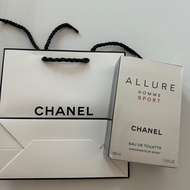 CHANEL Allure Homme Sport EDT + free Chanel bag