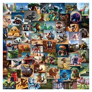 80Pcs Tung Tung Tung Sahur Stickers Italian Brainrot Funny Meme Decals Scrapbooking Notebook Luggage