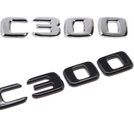 C300 Letter Logo Sticker for Mercedes Car Rear