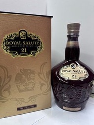 1L   Royal Salute 21 Year Old Blended Scotch Whisky, Ruby Decanter  C13 -1