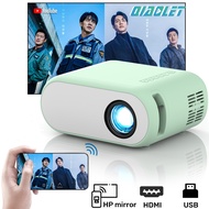 QIAOLET Z1 Proyektor Mini portable Full HD proyektor mini Konek Hp Home Theather Proyektor