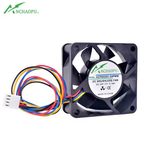 ACP6025Y-24PWM 6cm 60mm fan 60x60x25mm DC24V 0.15A 4pin 4000rpm Axial flow fan cooling fan for frequ
