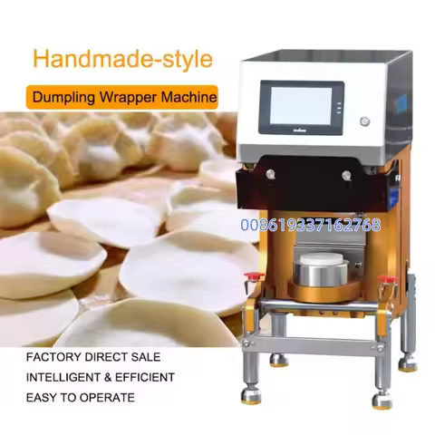 110v/220v Table Top Handmade-style Dumpling Wrapper Maker Round Roti Chapati Tortilla Noodle Gyoza W