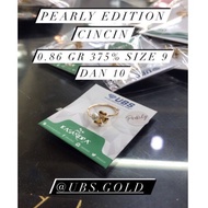 [✅Best Quality] Cincin Emas Fashion Ubs Pearl Edition Kadar 375