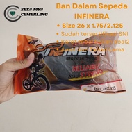 26 x 1.75/2.125 Infinera Bicycle Inner Tube Size 26 x 1.75/2.125