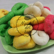COLORED DONUTS 250gr GABES DONUTS/ DRY DONUTS COLORED SUGAR DONUTS/